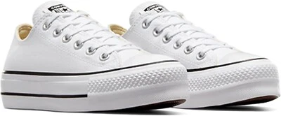 Zapatillas Converse Chuck Taylor All Star Lift para mujer blancas/negras EE. UU. 10/UE 41,5 Foto 1 de 4