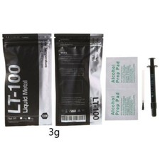 1.5/3g LT-100 Liquid Metal Thermal Conductive Paste Grease for CPU GPU 128W/mK