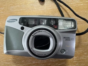 Samsung Maxima Zoom 145 35mm Point and Shoot Film Camera Vintage-Parts Only- - Picture 1 of 2