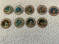 7 ELEVEN SLURPEE 1991 SCORE SUPERSTAR ACTION COINS NEAR MINT to MINT CONDITION