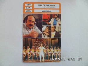 CARTE FICHE CINEMA 1999 MAN ON THE MOON Jim Carrey Danny Devito Paul Giamatti - Imagen 1 de 1