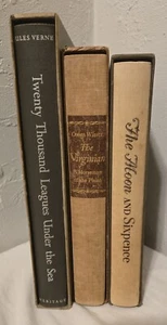 Set Of 3- The Virginian, 20thousand Leagues Under The Sea, The Moon And Sixpence - Picture 1 of 23