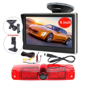 5" Car Monitor IR Brake Light Backup Camera Kit For Chevy Express GMC Savana Van - Picture 1 of 11