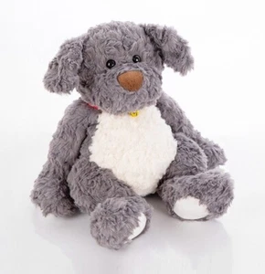 Rabbit Fur Puppy Teddy Dog 14" Pillow Stuffed Animal Plush Toys Doll Kids Gifts - Picture 1 of 2