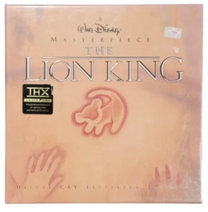 Lion King 4 LaserDisc Disney Masterpiece CAV Letterbox Edition & Lithographs! - Picture 1 of 2
