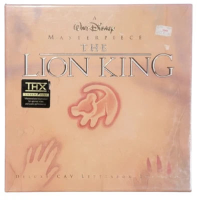 Lion King 4 LaserDisc Disney Masterpiece CAV Letterbox Edition & Lithographs! - Image 1 of 2