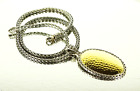 JOHN HARDY Palu Sterling & 18K Yellow Gold Removable Pendant & Chain Necklace