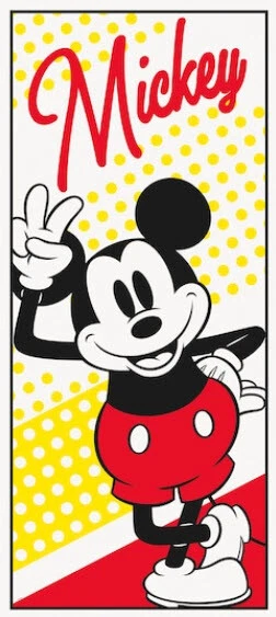 Classic MICKEY MOUSE Scene Setter BIRTHDAY party wall door cover poster Disney  - Image 1 of 2