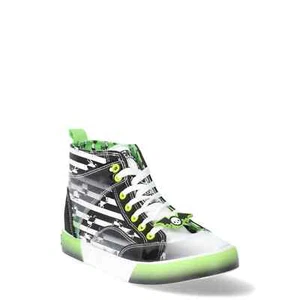 Beetlejuice Glow-In-The Dark Shoes Women’s 7 High-top Sneakers Brand New - Picture 1 of 5