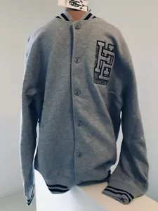Varsity Jacket College Baseball Basketball Jacke XL Grau Neu Hoodboyz Sweatjacke - Bild 1 von 5