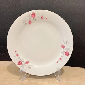 Vintage Floral Rosen Gold getrimmt 10" Abendessen Porzellan Teller (8) - Bild 1 von 11
