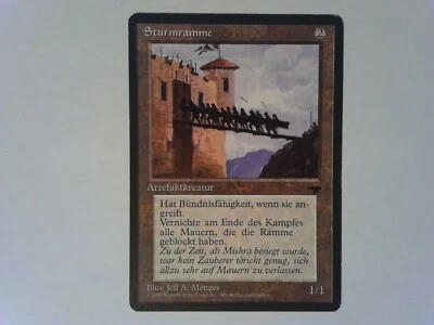 Strumramme Battering Ram German Black Border - Magic the Gathering MTG Artifact - Image 1 of 2