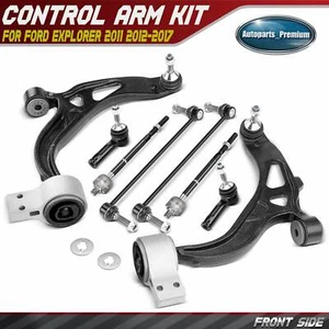 8xFront Control Arm & Ball Joint Assembly & Sway Bar Link & Tie Rod End for Ford - Picture 1 of 10