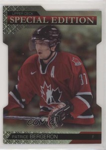 2013 Upper Deck Team Canada Special Edition Die-Cut Patrice Bergeron #SE21