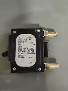 Airpax Circuit Breaker Black - LELK1-1REC4-30326-80 80A New - Picture 1 of 3