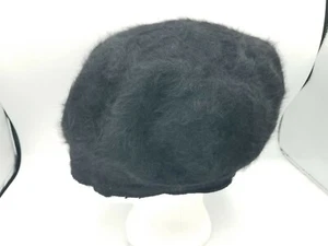 Kangol Ladies Black Vintage Hat Wool? Fur? Soft - Picture 1 of 4
