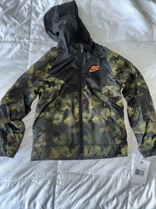 NWT Nike Toddler Boys Camo Hoodie Fleece Lined Jacket 4T - Picture 1 of 5