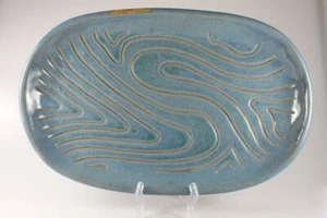 AUSTRALIAN STUDIO POTTERY LARGE PLATE MARKED, KLYTIE PATE? signed - Picture 1 of 6