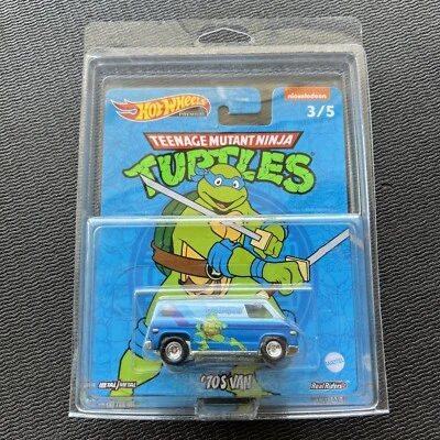 Protector Premium Hot Wheels Años 70 Van Leonardo Teenage Mutant Ninja Turtles TMNT Foto 1 de 3