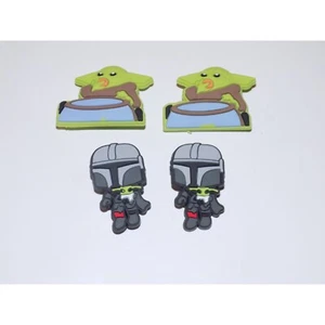 Shoe Charms - Star Wars The Mandalorian, Grogu, Baby Yoda - Picture 1 of 1