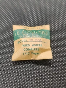 Jaeger Lecoultre vintage watch 10ROL third wheel complete Swiss NOS part - Picture 1 of 2