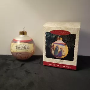 1993 Hallmark Keepsak Ornamento "I Magi" 5° della serie The Gift Bringers - Foto 1 di 3