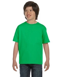 Gildan Youth T-Shirt Short Sleeves 5.6 oz 50/50 DryBlend  XS-L G800B - Picture 1 of 76