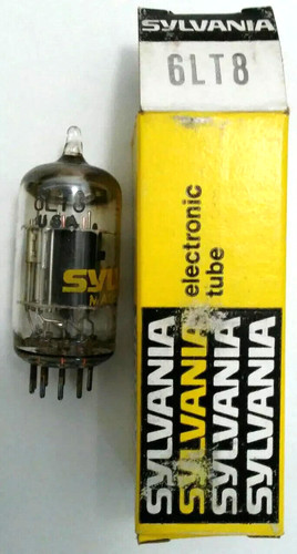 Paire De Tubes 6BQ5 / EL84 Sylvania - NOS (New Old Stock) Dans Leur Boîte