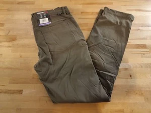 Gerry Mens Venture Fleece Lined Stretch Outdoor Pants Cargo Pocket Green 30Wx34L - Picture 1 of 4