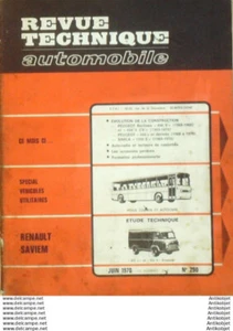 Revue Technique Automobile Renault Saviem SG2 SG4 Simca 1200 S Peugeot 404 #290 - Picture 1 of 4