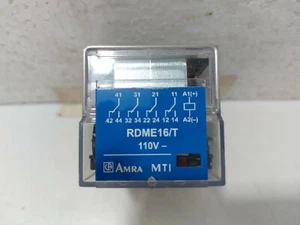 AMRA-MTI RDME16/T Relay 110V RDME16-C110/T - Picture 1 of 5