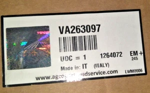 AGCO-MF - VA263097 Air Filter Cartridge - Check Listing below - Picture 1 of 11