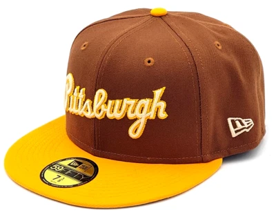 Pittsburgh Pirates New Era 59Fifty 7 3/8 Fitted Hat Cap 1960 World Series Patch - Image 1 of 4