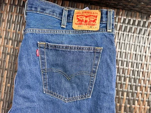 Levis 550 Jeans 42x30 Blau Denim Hose Relaxed Fit Medium Blue Wash Herren Freizeit " - Bild 1 von 5