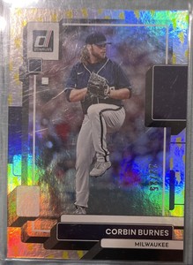 Corbin Burnes 2022 Donruss Voltage #207 Brewers /25