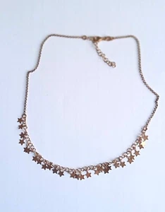 collana in argento rosato con stelline - Foto 1 di 2