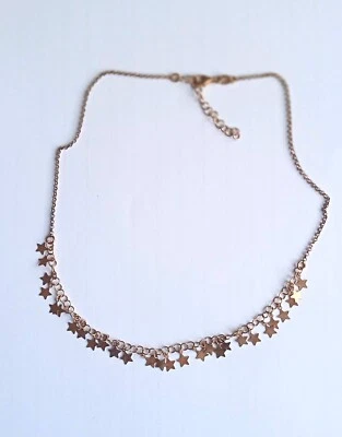 collana in argento rosato con stelline - Immagine 1 di 2