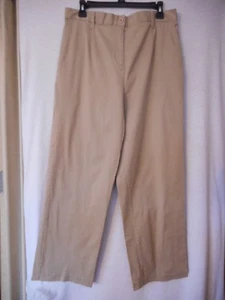 Beige lässige Hose mit flacher Vorderseite Größe 16 von Napa Valley - Bild 1 von 6