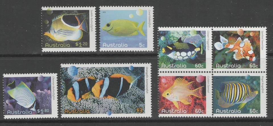 AUSTRALIA SG3407/14 2010 PECES MNH Foto 1 de 1
