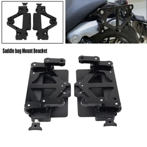 For Harley Quick Release Saddlebag Pannier Mounting Kit Lockable Mount Universal - Picture 1 of 10