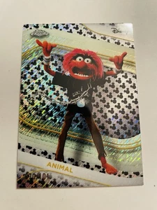 ANIMAL - 2025 Topps Chrome Disney Mickey Mouse Black White Refractor #’d /101 SP - Picture 1 of 3