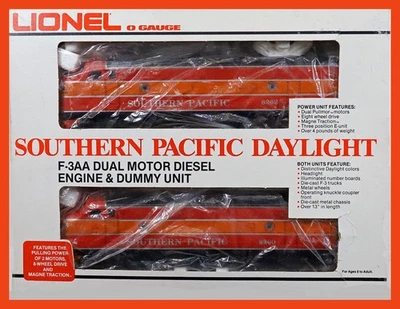 Lionel 6-8260 O Gauge Southern Pacific F3 AA Diesel Locomotive Set #8260/8262 - Image 1 of 3