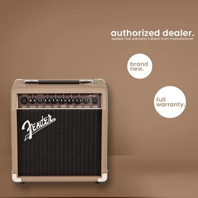 Fender | Acoustasonic 15 | Acoustic Guitar Combo Amp - Image 1 of 4