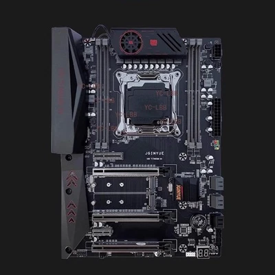 JGINYUE INTEL X99 TITANIUM D4 LGA 2011-3 DDR4 256G ATX Motherboard Core i7 V3V4 - Image 1 of 4