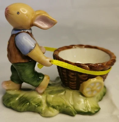 Villeroy & Boch Annual Easter 2018 Edition Egg Cup Boy with Cart Egg Cup 18 - Image 1 of 4