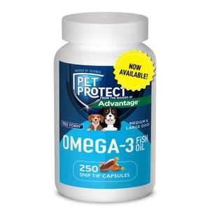 from The Makers of Advantage Omega 3 Supplement for M/L Dogs | 250 Capsules - Picture 1 of 9