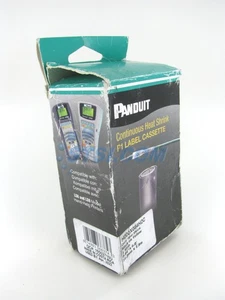 Panduit P1 Label Cassette H000X084H2C Black/Yellow Continuous Heat Shrink ~STSI - Picture 1 of 4