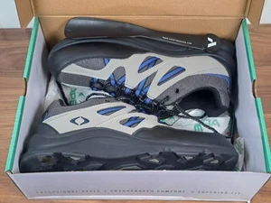 Apex V753 Men's Gray Black Sierra Hiking Shoe Diabetic Arthritis Arch Support - Picture 1 of 12