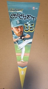 MLB Boston Red Sox All Star Pitcher Garrett Crochet Pennant Fenway SGA 9/1/25  - Picture 1 of 3