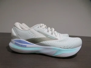 Brooks Adrenaline GTS 24 Shoes Womens 6.5 White Running Supportive Sneaker Gym - Picture 1 of 9